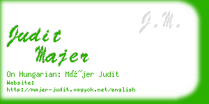 judit majer business card